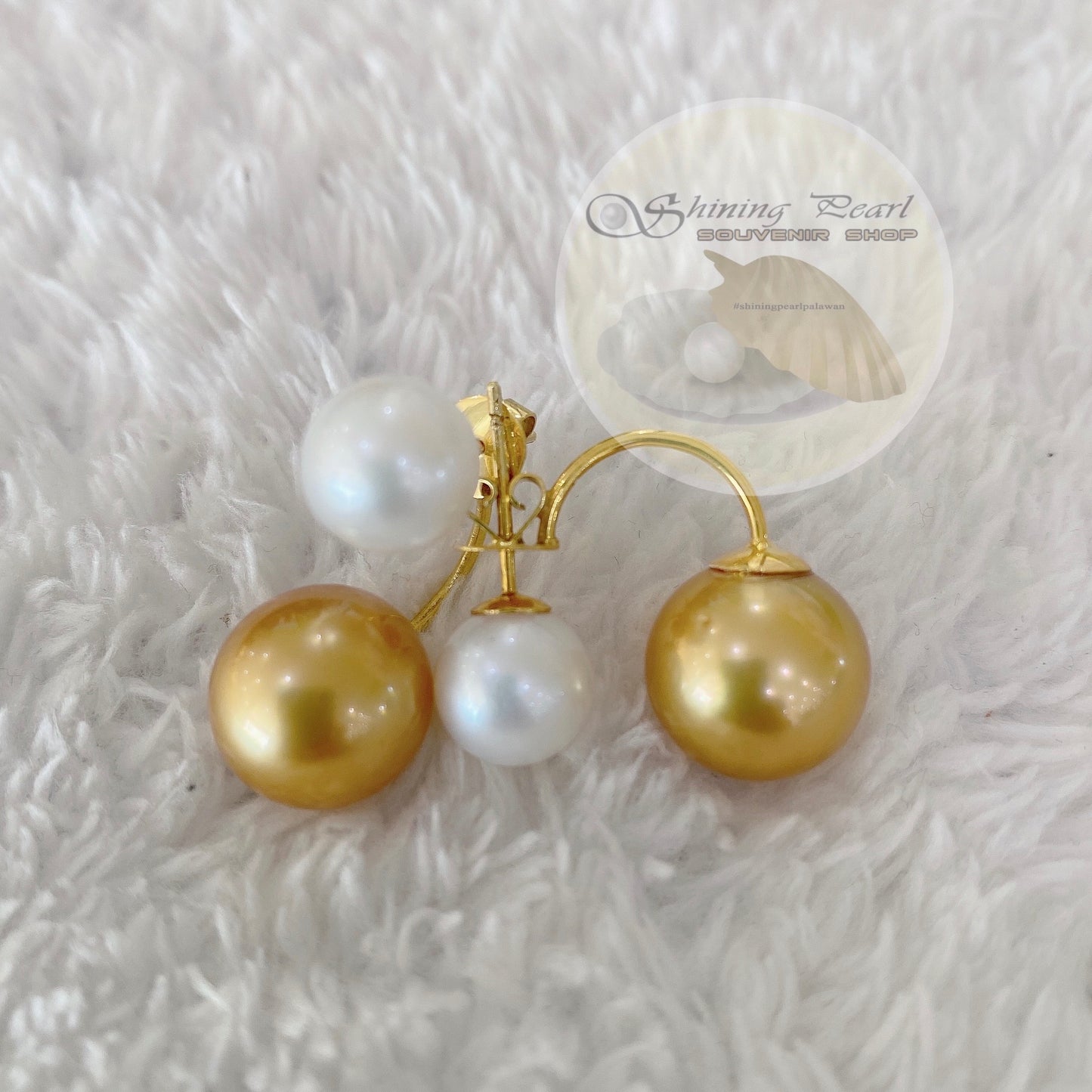 South Sea Pearl in 14K Gold Tribal